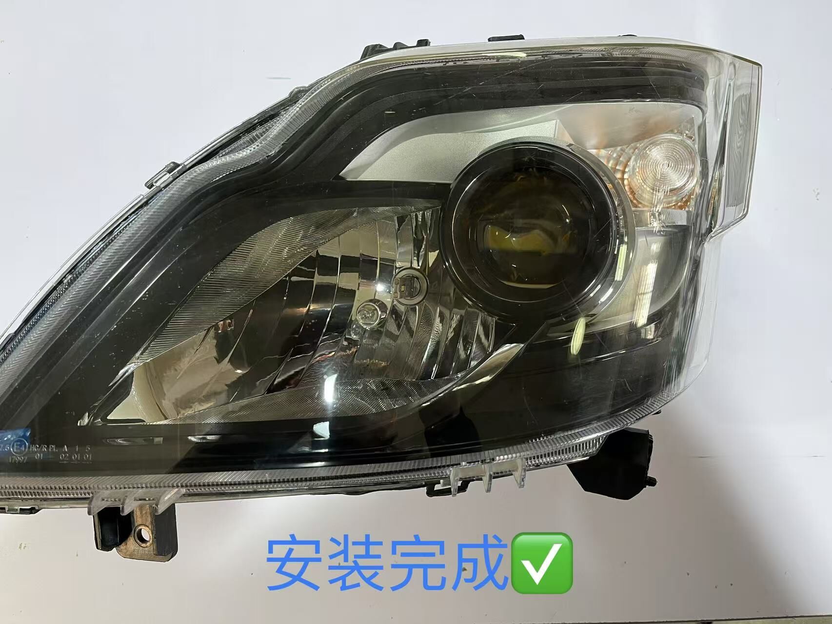 德州伟梵【20-25款长安星卡近光支架】 安装图解