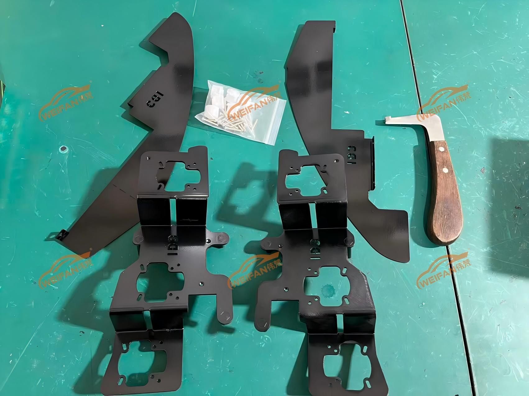 德州伟梵【21-25款大众ID3低配矩阵支架】 安装图解