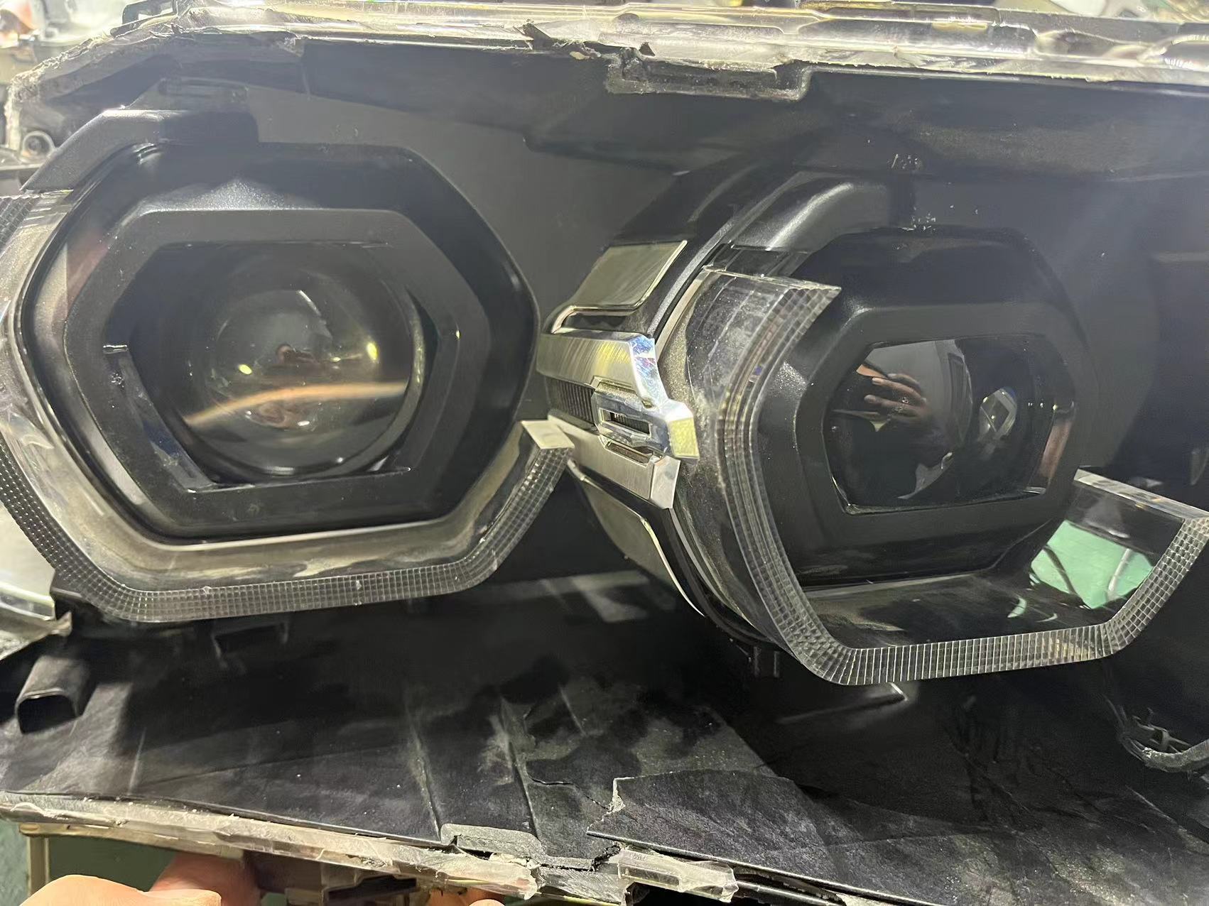 德州伟梵【宝马X2 透镜支架】 安装图解