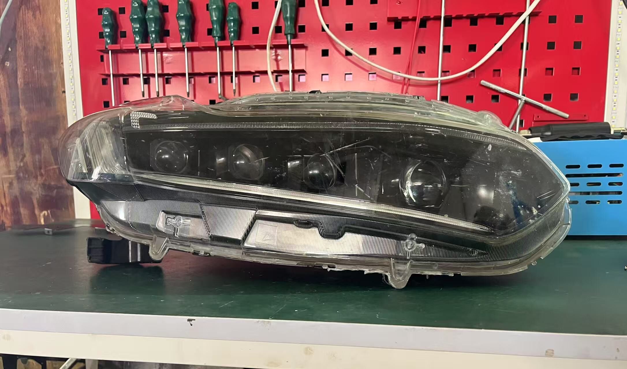 德州伟梵【18-22款十代雅阁 3寸加矩阵支架 高低配通用】 安装图解