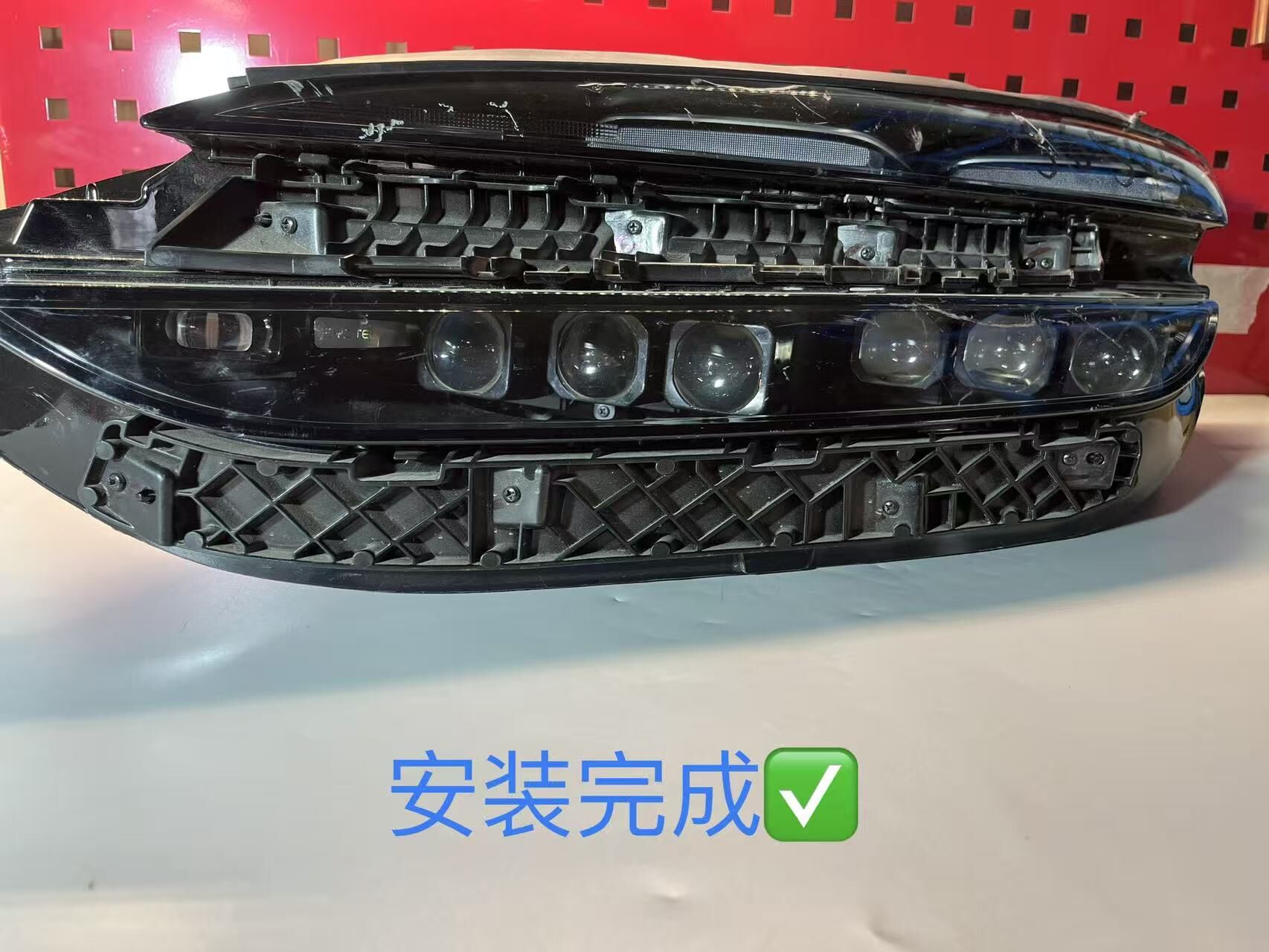 德州伟梵【25款比亚迪海狮06 矩阵支架】 近光 远光安装图解