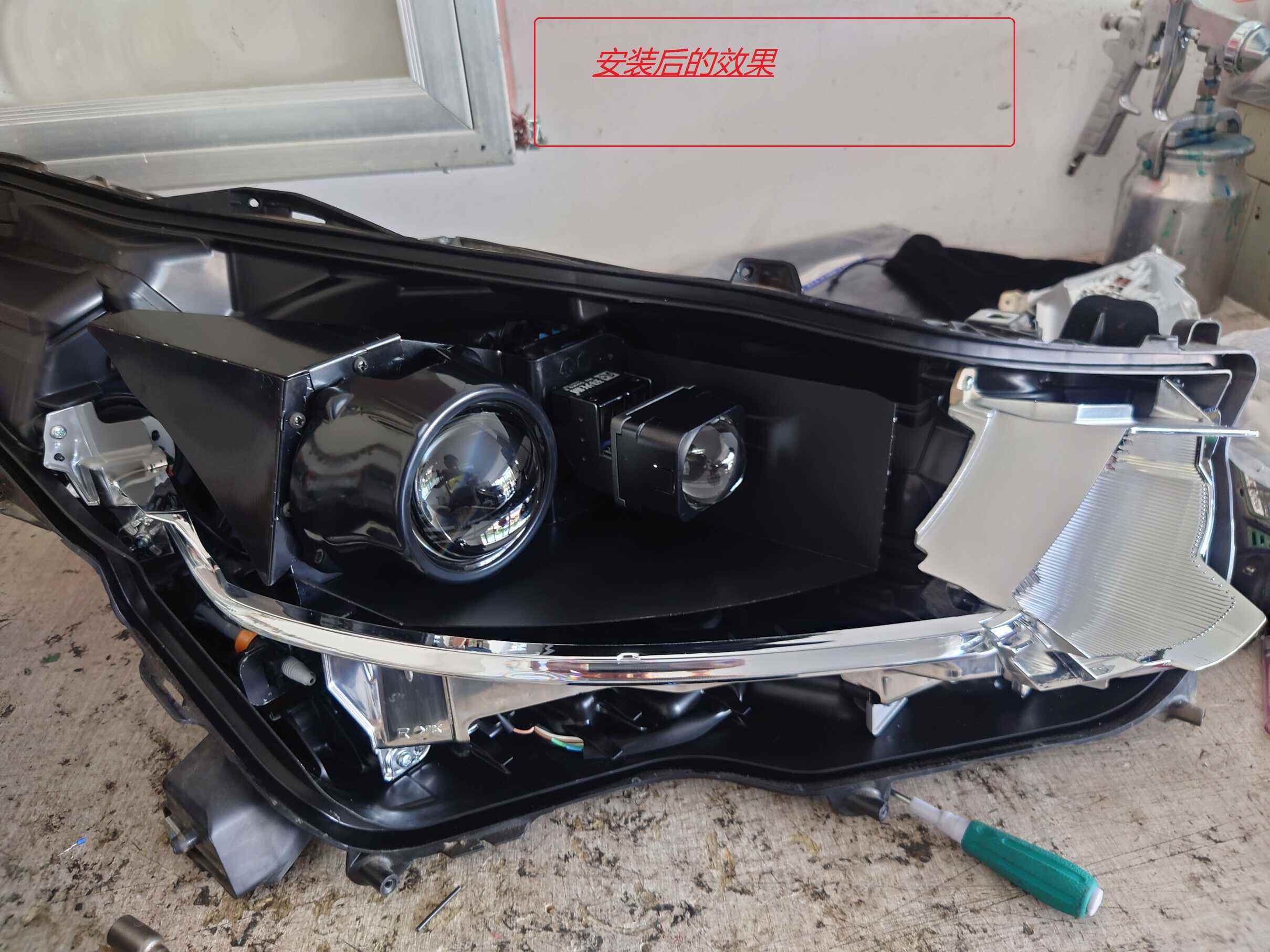 德州伟梵【22-23款丰田汉兰达低配 3寸加矩阵支架】 安装图解