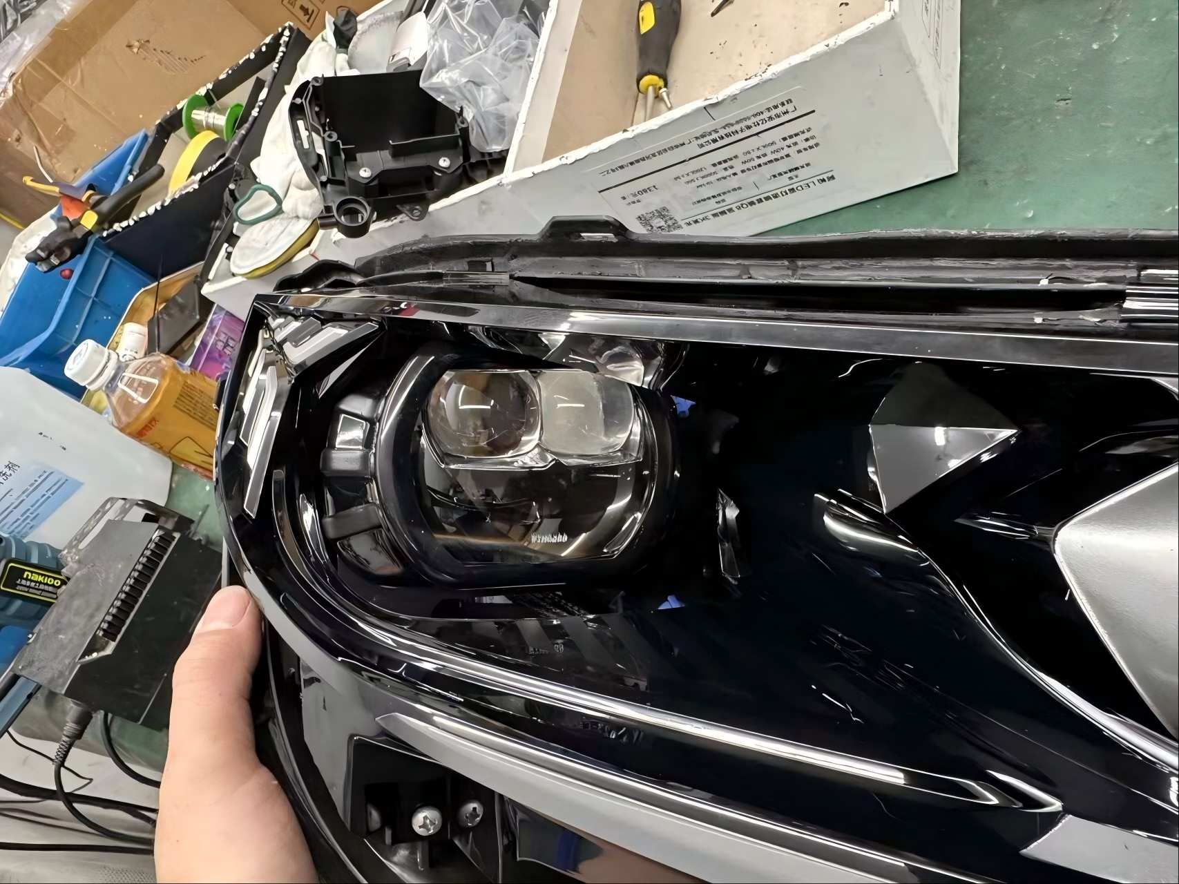 德州伟梵【22-23款 奇瑞艾瑞泽5GT 透镜支架】近光 远光 安装图解