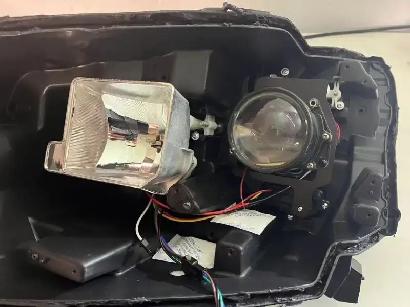 德州伟梵【21-24款 福田风景G5 近光支架】 安装图解