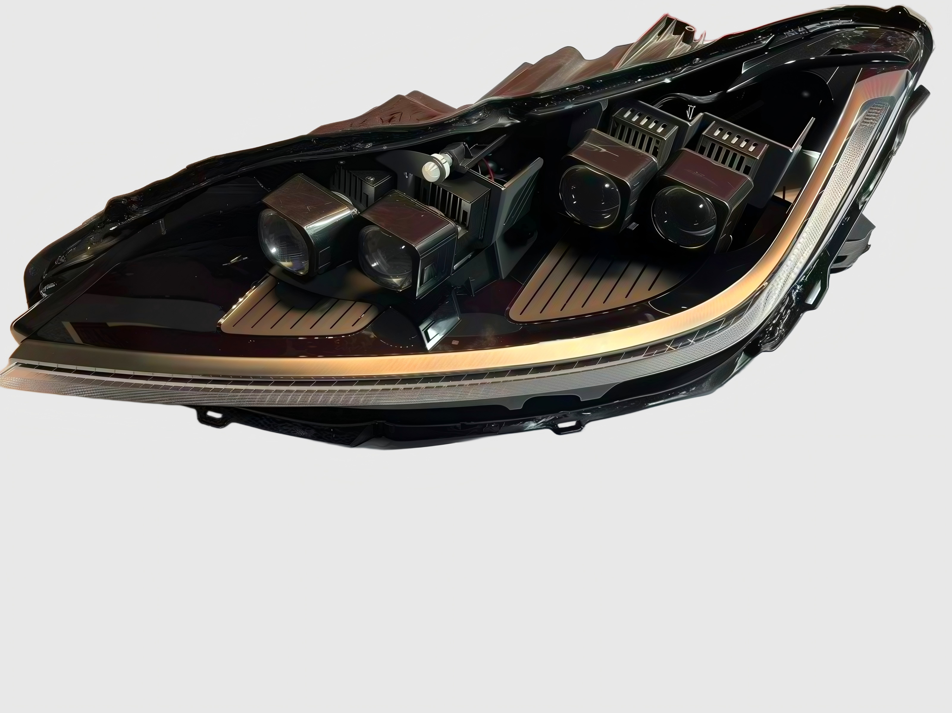 德州伟梵【25款 尚界H5 矩阵支架】近光 远光 安装图解